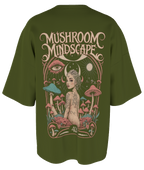 Mushroom Mindscape Oversized T-Shirt