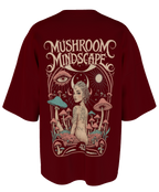 Mushroom Mindscape Oversized T-Shirt
