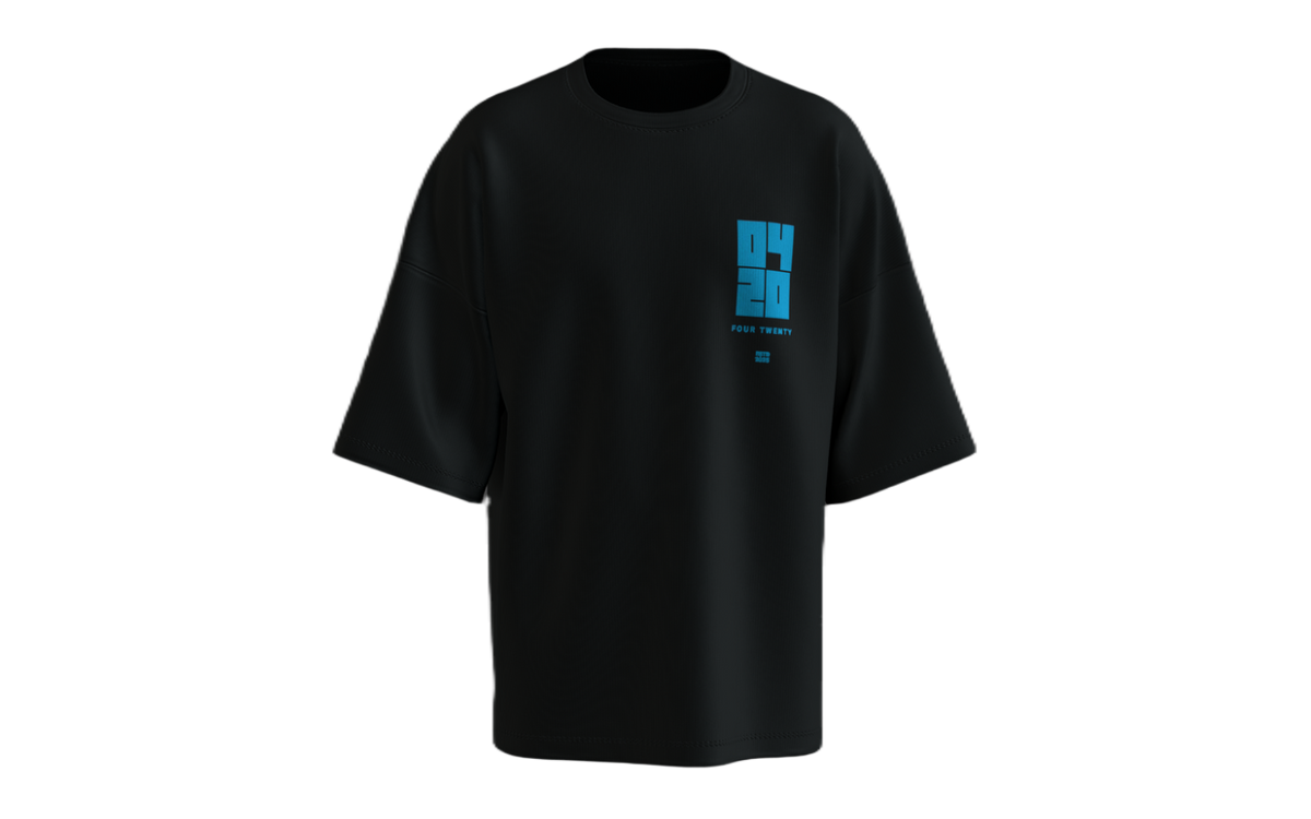 Bongie Blue Oversized T-Shirt